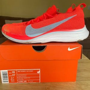 Size 10 - Nike Zoom Vaporfly 4% Flyknit Bright Crimson 2018